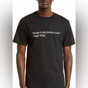 Canary Yellow “design is the freshest scam” graphic tee